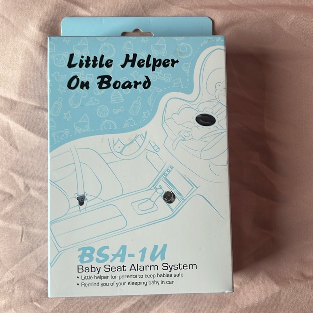 Little helper on board Baby seat alarm system